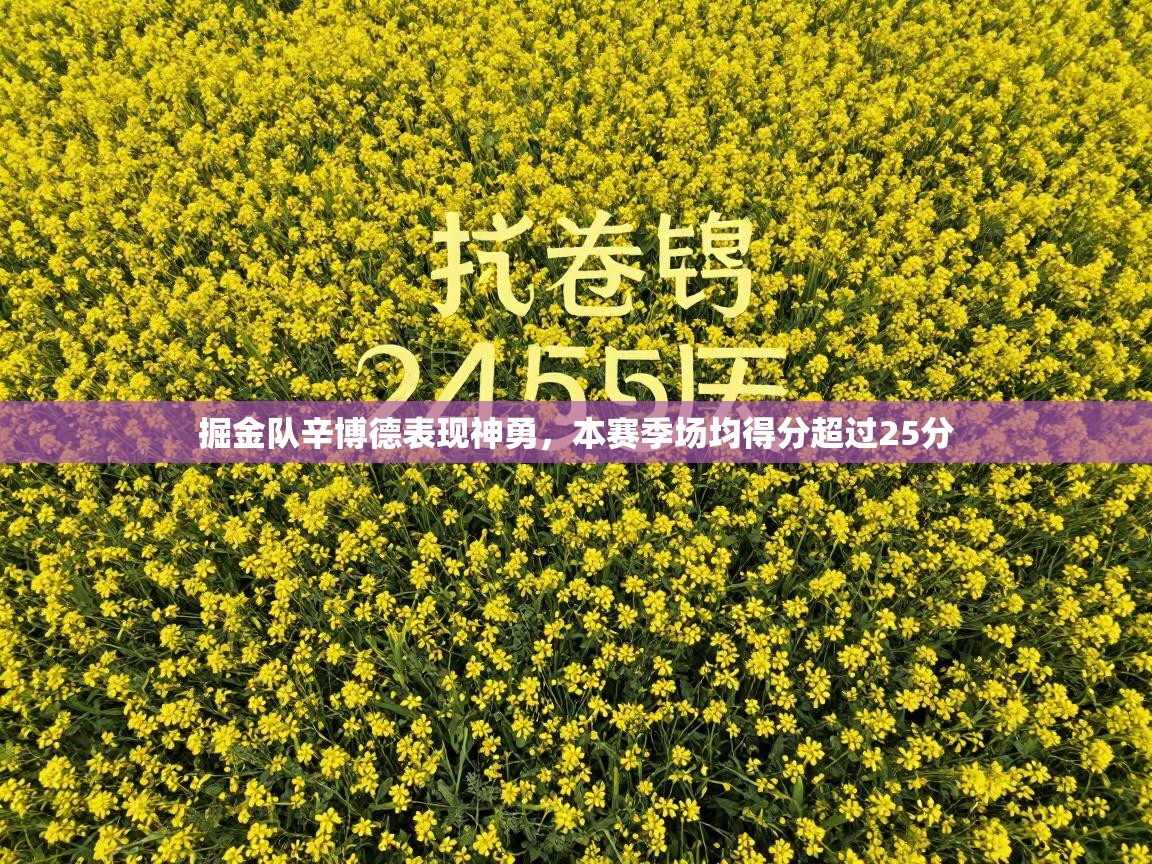 云开体育app官网入口-掘金队辛博德表现神勇，本赛季场均得分超过25分  第2张